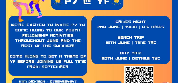 Image giving details of events in June for YF