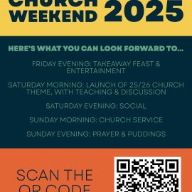 Flyer giving details of the Big Church Weekend