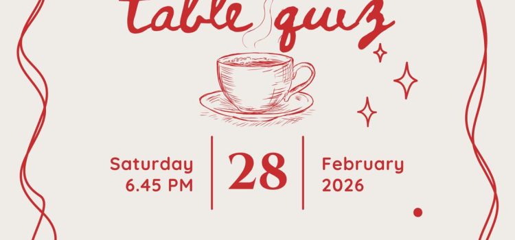 GB Table Quiz Date & time of GB Table Quiz