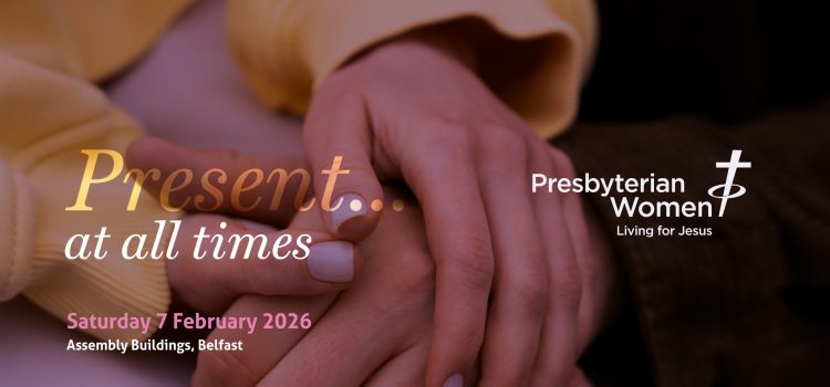 Picture of hands giving details of Present at all times conference