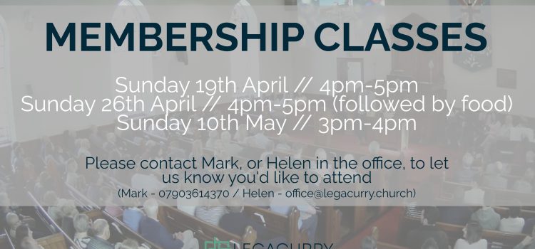 dates of membership classes