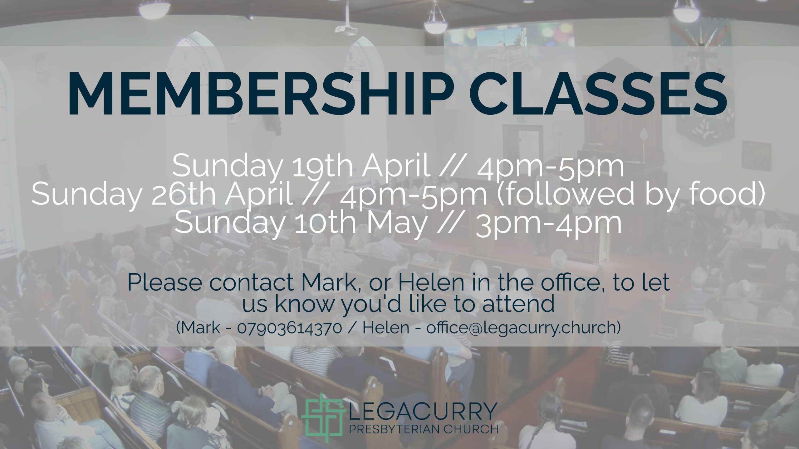 dates of membership classes