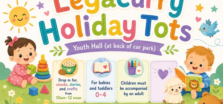 Holiday Tots starts on 27 July