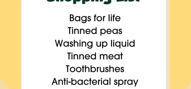 Lisburn Foodbank list of items needed for foodbank