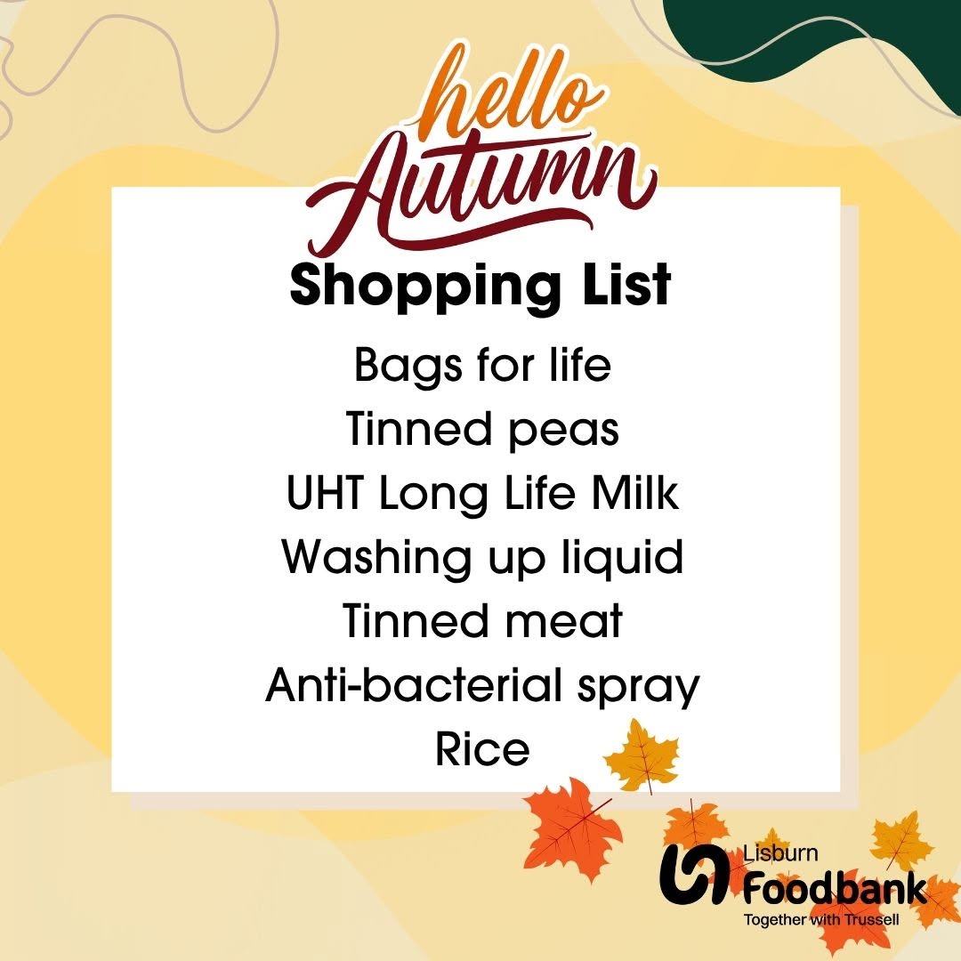 List of items urgently needed